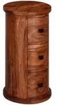 Mid.you Kommode, Sheesham, Holz, Sheesham, massiv, 3 Schublade(n) Schubladen,