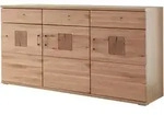 Livetastic Sideboard, Alteiche, Kunststoff, Eiche, massiv, 3 F&auml;cher, 3...