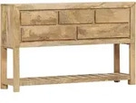 vidaXL Sideboard, Braun, Holz, 30x75x120 cm, Wohnzimmer, Kommoden & Sideboards,