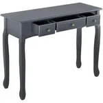 [en.casa] Konsolentisch, Grau, Holzwerkstoff, 100x78x35 cm, Wohnzimmer,
