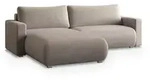 Masseno Ecksofa, Beige, Kunststoff, 3-Sitzer, L-Form,L-Form, 265x183 cm, Wohnzimmer,