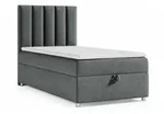 Best For Home Boxbett, Graphit, Holz, H&ouml;he ca. 18 cm, Rechteckig, 70x200 cm,