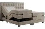 MKS Boxbett, Beige, Textil, 2-Sitzer, H3, 7-Zonen, Rechteckig, 140x200 cm,