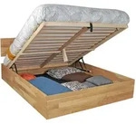 Weber Industries Massivholzbett, Eiche, Holz, Eiche, 160x200 cm, Schlafzimmer, Betten