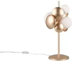 Trio Leuchten Tischleuchte Bubble, Wei&szlig;, Glas, 50 cm, mit Schalter, Lampen &