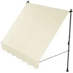 Juskys Klemmmarkise, Beige, Textil, 200x200x120 cm, Sonnen- & Sichtschutz,...