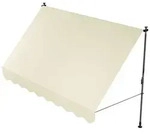 Juskys Klemmmarkise, Beige, Textil, 300x200x120 cm, Sonnen- & Sichtschutz, Markisen
