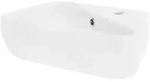 Ml-Design Waschbecken, Wei&szlig;, Keramik, 27x15x45 cm, Badezimmer, Waschbecken &