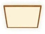 Briloner Led-Paneel, Eiche, Kunststoff, rund,rund, 42x3x42 cm, Backlight-Effekt,