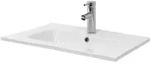 Ml-Design Waschbecken, Wei&szlig;, Keramik, 61x16.5x46 cm, Badezimmer, Waschbecken &