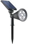 Lumisky Solarstrahler, Schwarz, Kunststoff, 9x34x29 cm, Lampen & Leuchten,