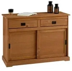 Idimex Kommode, Braun, Holz, Kiefer, Mode, 1-Sitzer, 110x84x46 cm, Wohnzimmer,