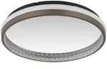 Globo Led-Deckenleuchte Della, Klar, Schwarz, Wei&szlig;, Dunkelgrau, Metall, Kunststoff,