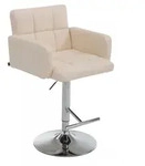 CLP Barhocker, Creme, Metall, 60x93x56 cm, Esszimmer, Barm&ouml;bel, Barhocker