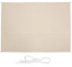 Relaxdays Sonnensegel, Beige, Textil, Metall, 350x250 cm, Sonnen- & Sichtschutz,