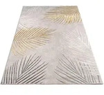 Paco Home Kurzflorteppich, Gold, Textil, Rechteckig, 200x290 cm, strapazierf&auml;hig,