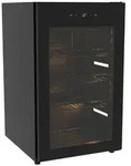 PKM Weinklimaschrank, Schwarz, Metall, Kunststoff, Glas, G, 49.5x83x55.50 cm,