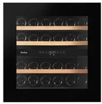 Amica Weink&uuml;hlschrank, Schwarz, Glas, F, 59x59.5x55.5 cm, K&uuml;chenger&auml;te,