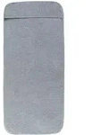 vidaXL Strandt&uuml;cher, Grau, Textil, F&uuml;llung: Baumwollf&uuml;llung, Rechteckig, 60x135