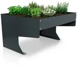 Juskys M&auml;hroboter-Garage, Anthrazit, Metall, 60x37x70 cm, Gartenzubeh&ouml;r,