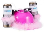 Relaxdays Bierhelm, Pink, Kunststoff, Textil, 32x13x28 cm, Dekoration