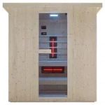 Sanotechnik Infrarotkabine Lahti, Fichte, Holz, Fichte, 181.5x202.2x198 cm, Freizeit,