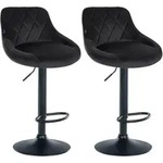 CLP Barhocker, Schwarz, Metall, 46x83x49 cm, Esszimmer, Barm&ouml;bel, Barhocker