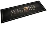 vidaXL K&uuml;chenteppich, Schwarz, Kunststoff, 60x180 cm, Teppiche & B&ouml;den, Teppiche,