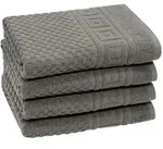 Zollner Handt&uuml;cher,, Anthrazit, Textil, 50x100 cm, Oeko-Tex&reg; Standard 100,