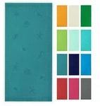Zollner Strandtuch,, Petrol, Textil, 100x200 cm, Oeko-Tex&reg; Standard 100,