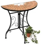 DanDiBo Wandtisch, Schwarz, Metall, 70x72x35 cm, Wohnzimmer, Wohnzimmertische,