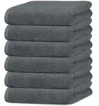 Zollner Handt&uuml;cher,, Graphit, Textil, 50x100 cm, Oeko-Tex&reg; Standard 100,
