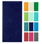Zollner Strandtuch,, Dunkelblau, Textil, 100x200 cm, Oeko-Tex&reg; Standard 100,