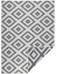 Hanse Home Outdoorteppich Twin, Creme, Grau, Kunststoff, Raute, rechteckig,...