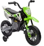 Aiyaplay Elektromotorrad, Gr&uuml;n, Metall, 56x70x107 cm, Spielzeug,...