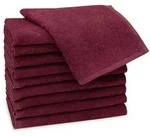 Zollner G&auml;stet&uuml;cher,, Bordeaux, Textil, 30x50 cm, Oeko-Tex&reg; Standard 100,