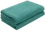 Zollner Duscht&uuml;cher,, T&uuml;rkis, Textil, 70x140 cm, Oeko-Tex&reg; Standard 100,
