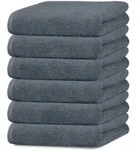 Zollner Handt&uuml;cher,, Grau, Textil, 50x100 cm, Oeko-Tex&reg; Standard 100,...