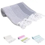 Zollner Strandtuch,, Blau, Textil, 90x170 cm, Oeko-Tex&reg; Standard 100, Freizeit,