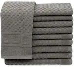 Zollner G&auml;stet&uuml;cher,, Anthrazit, Textil, 30x50 cm, Oeko-Tex&reg; Standard 100,