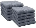 Zollner Handt&uuml;cher,, Grau, Textil, 50x100 cm, Oeko-Tex&reg; Standard 100,...