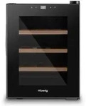 HKoenig Weink&uuml;hlschrank, Schwarz, Metall, 34.5x47x48 cm, K&uuml;chenger&auml;te,