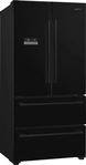 SMEG FRENCH-DOOR Schwarz Hochglanz 84x182.5x70 cm, Energieeffizienzklasse: E (G-A)