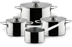 Berndes Kochtopfset, Silber, Metall, Kochen, T&ouml;pfe, Topfsets