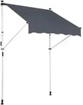 CLP Markise, Anthrazit, Textil, 350x200x120 cm, Sonnen- & Sichtschutz, Markisen