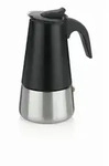 Kela Espressokocher Ferrara, Schwarz, Metall, 19.5 cm, Kaffee & Tee, Tee- &