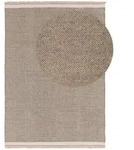 benuta Pop Wollteppich, Grau, Textil, Beton Optik, Rechteckig, 160x230 cm, Gots,