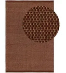 benuta Pure Wollteppich, Braun, Textil, Beton Optik, Rechteckig, 120x170 cm,