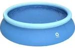 Avenli Pool, Blau, Kunststoff, Uni, 5,377 L, Rund, 360x76x360 cm, Freizeit, Pools und