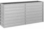 Garten-Hochbeet, Silber, Metall, Rechteckig, 160x77x40 cm, Gartenzubeh&ouml;r,...